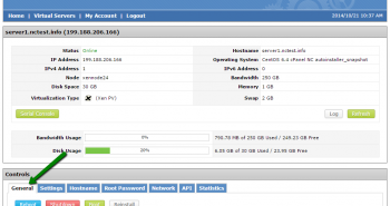 SolusVMserverstatus